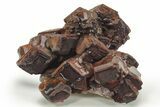 Multi-Generation Calcite Cluster with Hematite Inclusions - China #223440-4